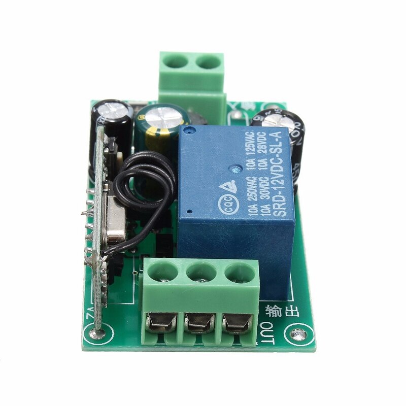 Smart Home DC 12V 220V 10A 1 Ch Draadloze RF Afstandsbediening Ontvanger Relais Schakelaar 315/433 MHz Kanaal heterodyne Beste Prijs
