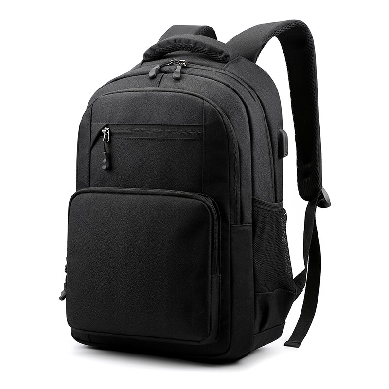 Fengdong waterproof school backpack for teenagers boy usb charge bagpack male bags college student backpack for school book bag: black