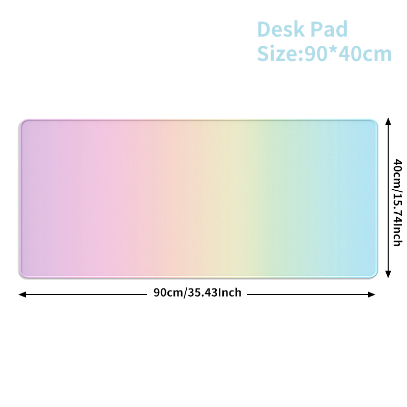 Cloud Gradient Gaming Keyboard Pad Wrist Pad Cloud Wrist Pad Mouse Pad Ergonomic Laika Foam Memory Non-Slip Support Office: Gold