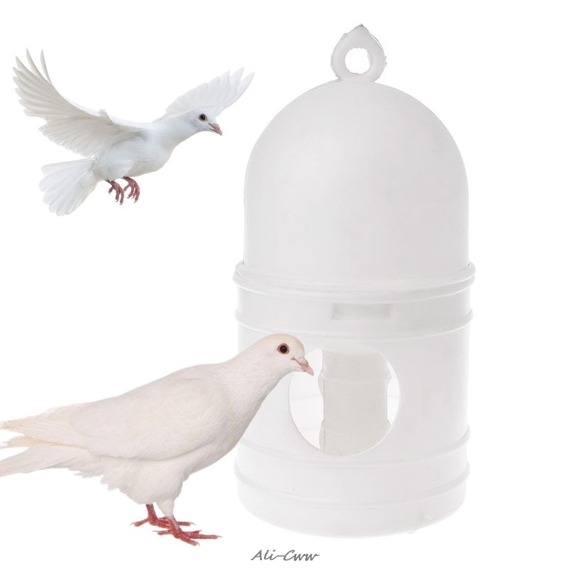 Pigeons Feeder Water Pot Plastic Pet Drinker Dispenser Container Pigeons Birds Supplies