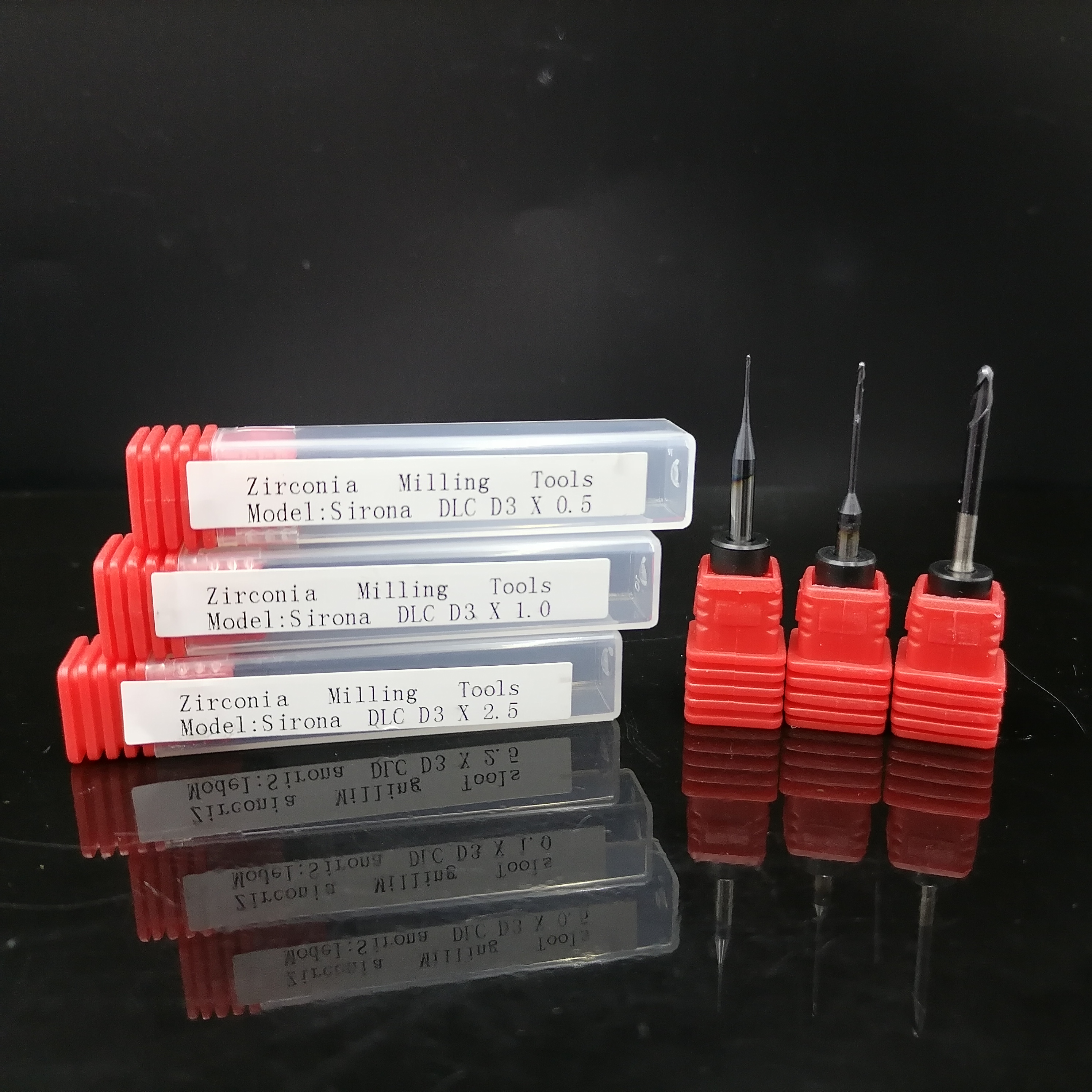 Herramientas de fresado de Instrumentos dentales Sirona MCX5, fresas para cera de circonita, resina compuesta PMMA en laboratorio Dental