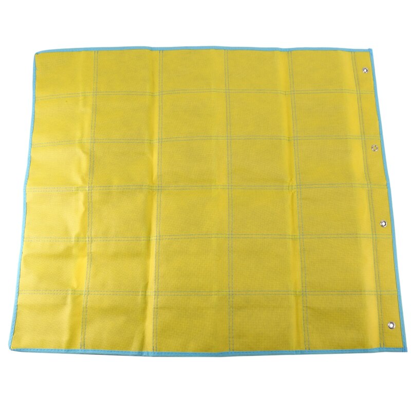 Numbered Pocket Chart Classroom Organizer For Cell Phones Calculator Holders (30 Pockets, Blue Pockets)