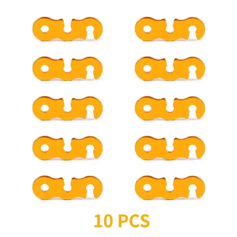 Cordes de tente extérieure 10/20 pièces, cordes réfléchissantes, cordes d'auvent renforcées, cordes coupe-vent avec boucles pour assurer la sécurité, accessoires de Camping