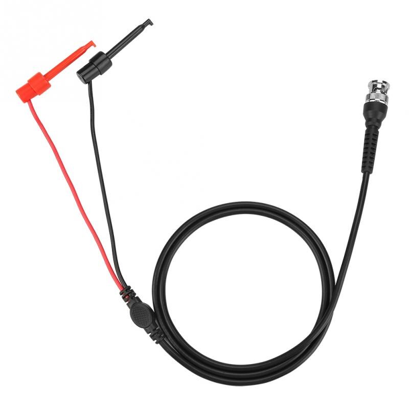 2Pcs BNC to Dual Testing Hook Probe Oscilloscope Machine Thread Connection High Stability Test Lead Coaxial Cables tools