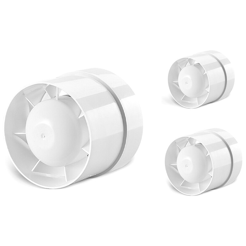 Round Exhaust Fan Duct Ventilator 220V Ventilation Vent Air Extractor For Window Bathroom Toilet Kitchen Booster