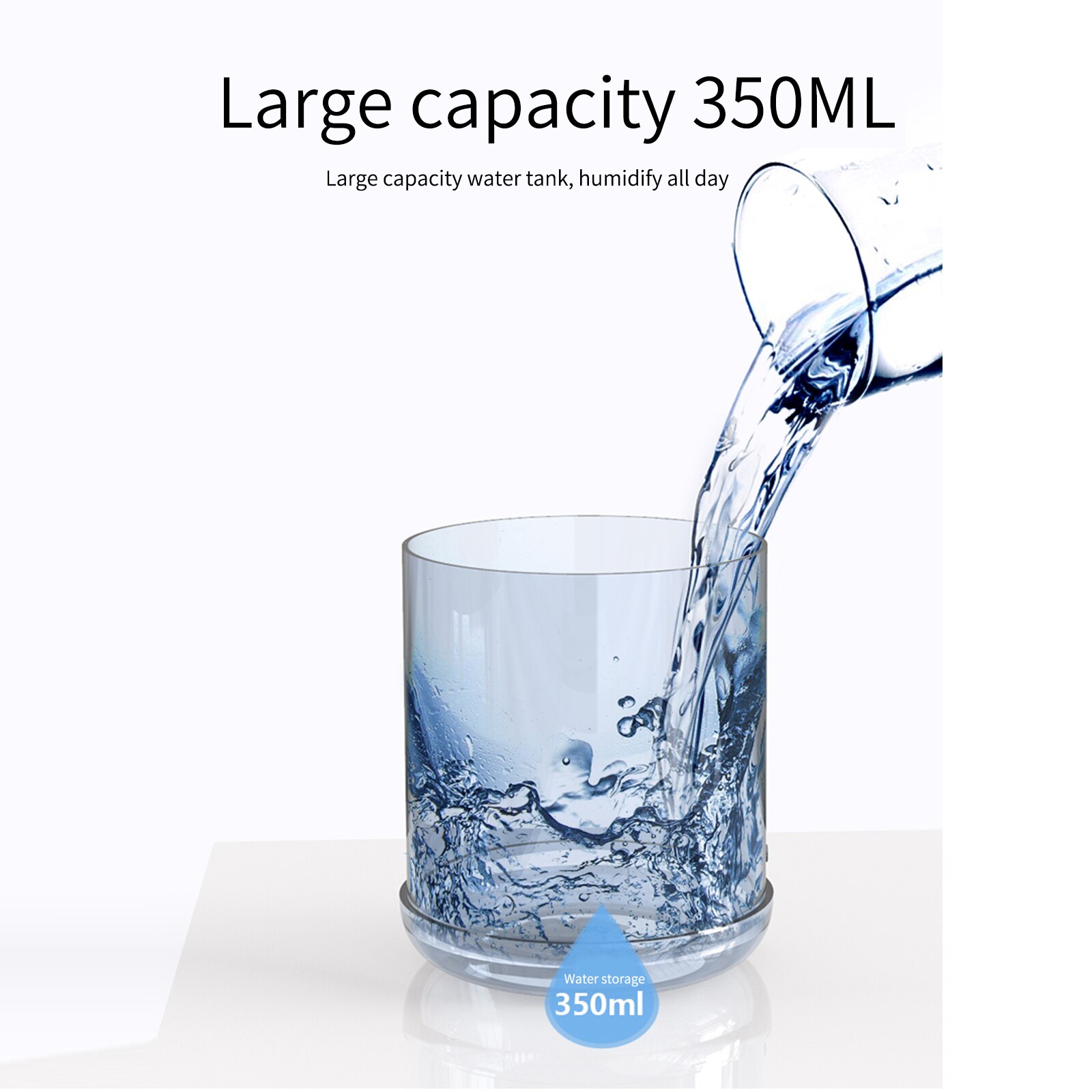 Draadloze Luchtbevochtiger Usb Portbale Aroma Diffuser 320Ml Batterij Oplaadbare Umidificador Essentiële Olie Humidificador