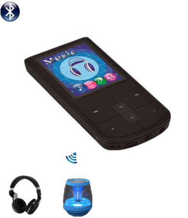 8gb mini bluetooth  bt388 sport  mp3 spillere 1.8 tommers skjerm fm radio bærbar bt  mp4 musikkspiller superthin bevegelse mediespillere