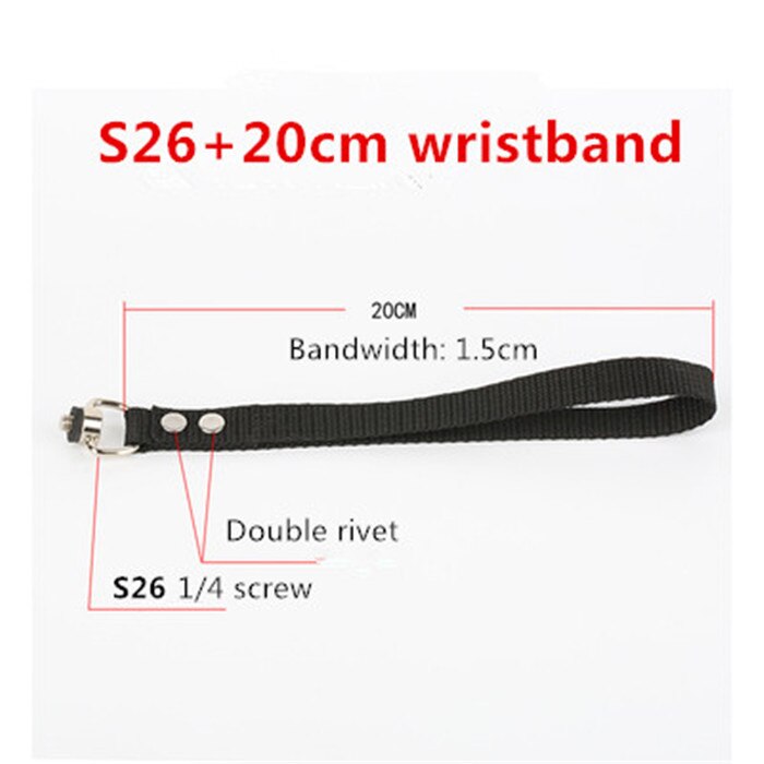 3PCS SLR Head Extension 1/4 Inch Quick Plate 3/8 Tripod Short Set Camera Screws: S26  wristband