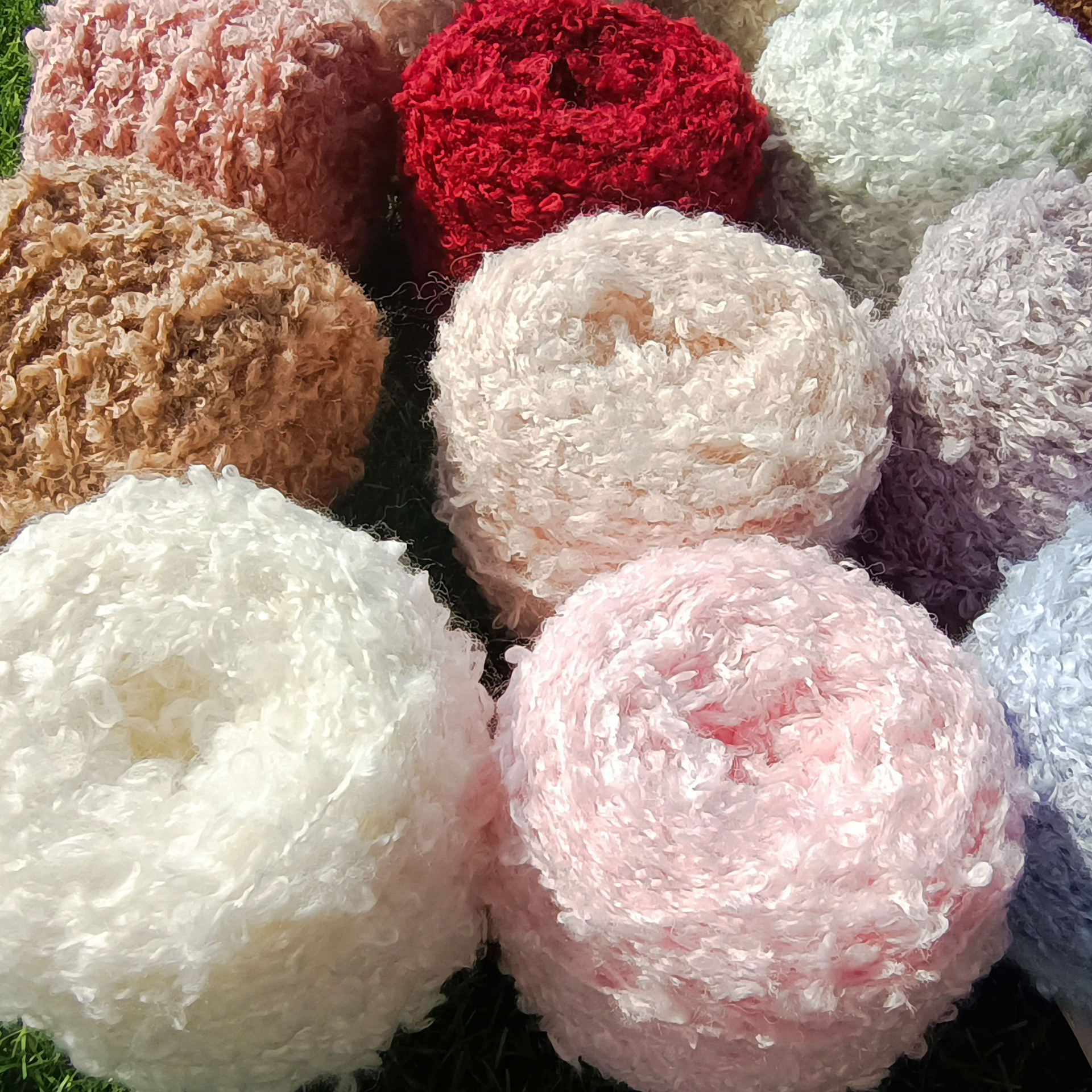 50g Wool Loop Yarn Mohair Yarn Ball Handmade Diy Crochet Doll Scarf Sweater