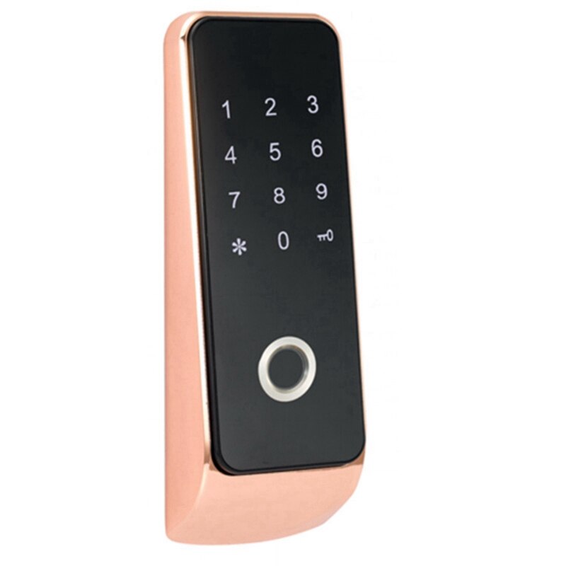 RFID Electronic Lock Fingerprint Password Wooden Door Keyless Smart Cabinet Drawer Locker Lock Wardrobe Lock: Password Fingerprint