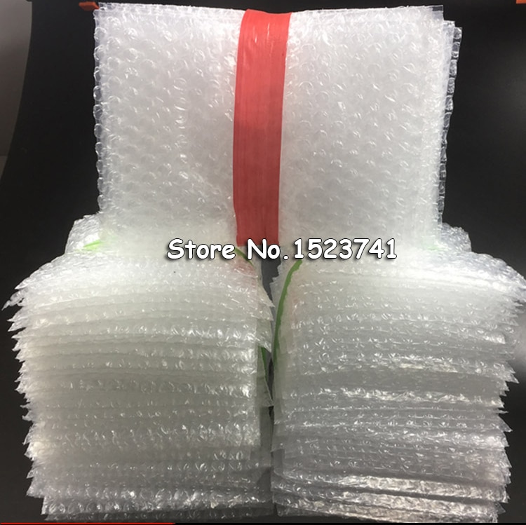 100 stks 150*300mm Plastic Wrap Envelop witte Bubble verpakking Zakken PE clear bubble tas Schokbestendige tas dubbele film bubble bag