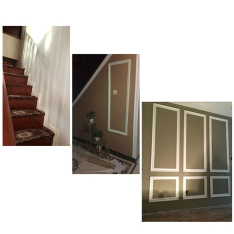 Wall Trim Line Skirting Border 3D Pattern Sticker Decoration Self Adhesive Waterproof Strip SEC88