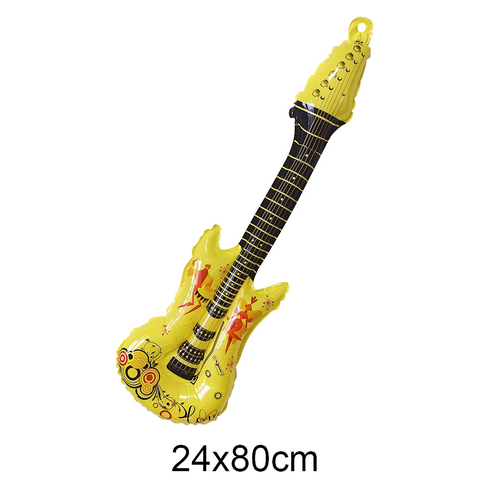 Musikaali juhlailmapallo disko 4d pallo nuotti kitara ilmapallo musiikkiteema syntymäpäiväsuihku valmistuminen rock syntymäpäiväkoristeet 80s/90s: Akaatti