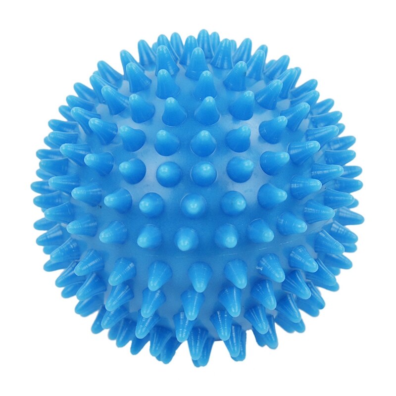 Spiky Massage Ball, 7.5cm (Sky Blue) &amp; Squeeze and Flex Finger Extension Trainer Therapy Stress Ball Training
