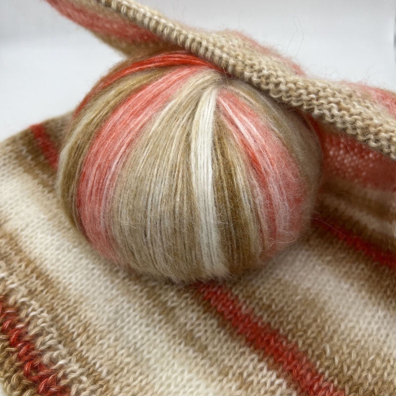 Gradient Rainbow Wool Thread Medium Coarse Wool Ball Handwoven Scarf DIY Crochet Soft Knitted Sweater Thread Knitting Yarn: MULTI