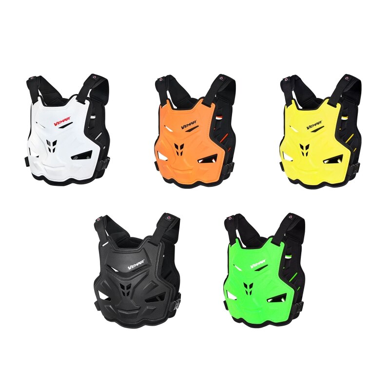 Adult Motorcycle Dirt Bike Body Armor Protective Gear Chest Back Protector Vest for Motocross Skiing Skating Snowboarding