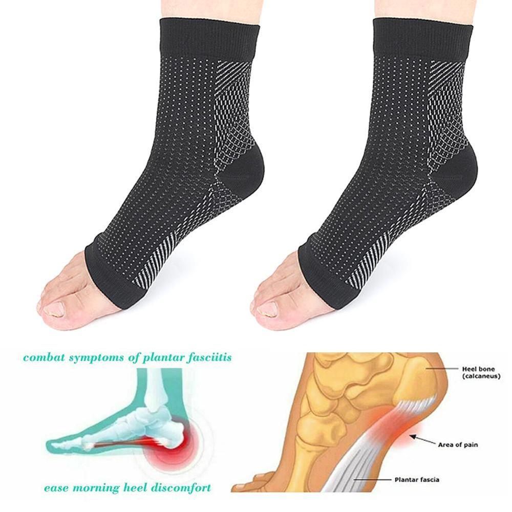 Chaussette de compression pour pieds douloureux
