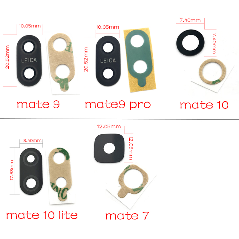 Back Rear Camera glass Lens Cover with Adhesive For Huawei Mate 10 Lite / Honor 9i Nova 2i G10 / Mate 10 9 pro 7