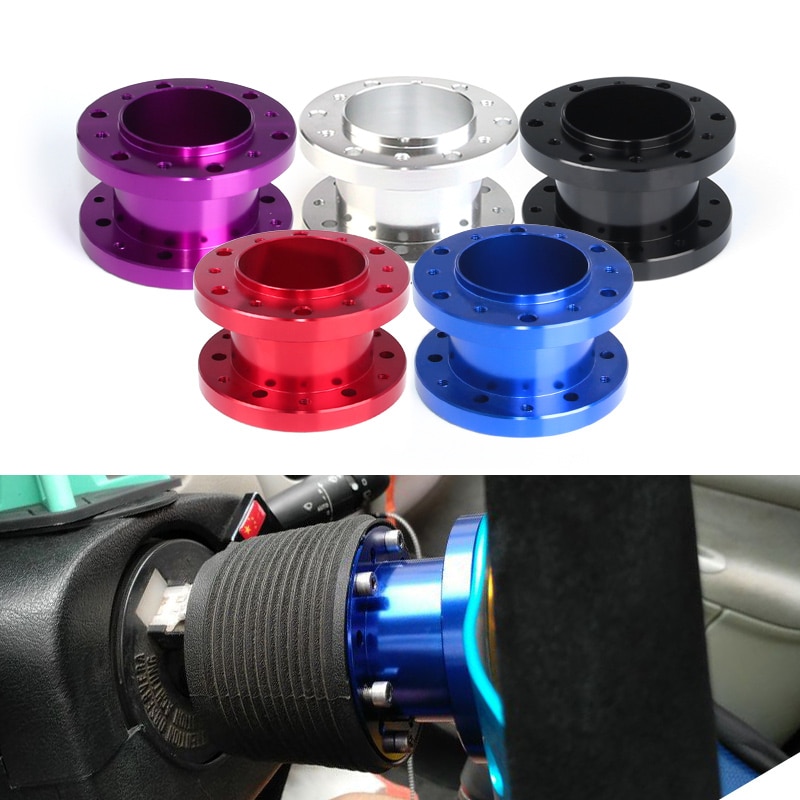 5cm Höhe Aluminium Lenkrad lenkung-rad Hub Adapter Spacer Kit für Auto