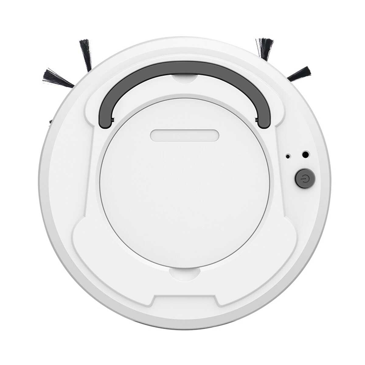 Automatische, slimme, oplaadbare, schoonmaakrobot voor huishoudelijk gebruik, vloer, haar, vuil, stof, veger, elektrische robots, stofzuiger: Wit