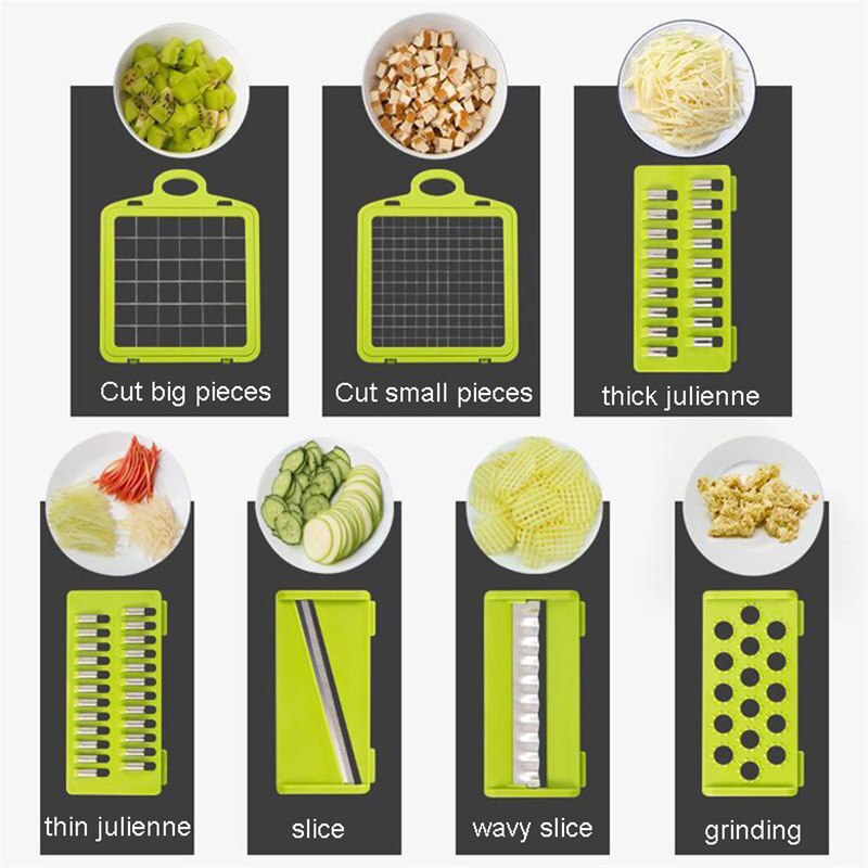 Groentesnijder Keuken Accessoires Mandoline Slicer Fruit Cutter Aardappel Dunschiller Wortel Kaas Rasp Plantaardige Slicer Tool