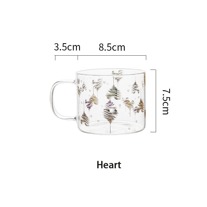 Drinken Glasse Hart Engels Mok Koffie Beker Met Handvat Portret Paar Ontbijt Melk Sap Koud Brinkware Bier Kawaii Mok: Heart