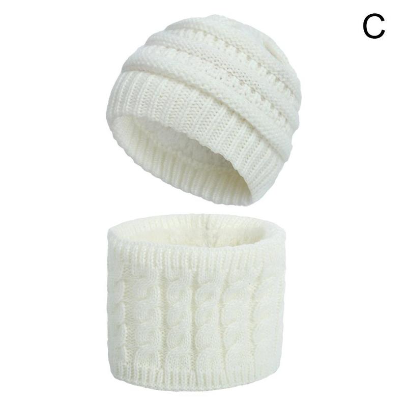 Baby Newborn Scarf For Boys Girls Baby Cotton Knitted Snood Scarves Warm Thick Wool Men Lady Fur Winter Scarves Neck Unisex A3Z9: C