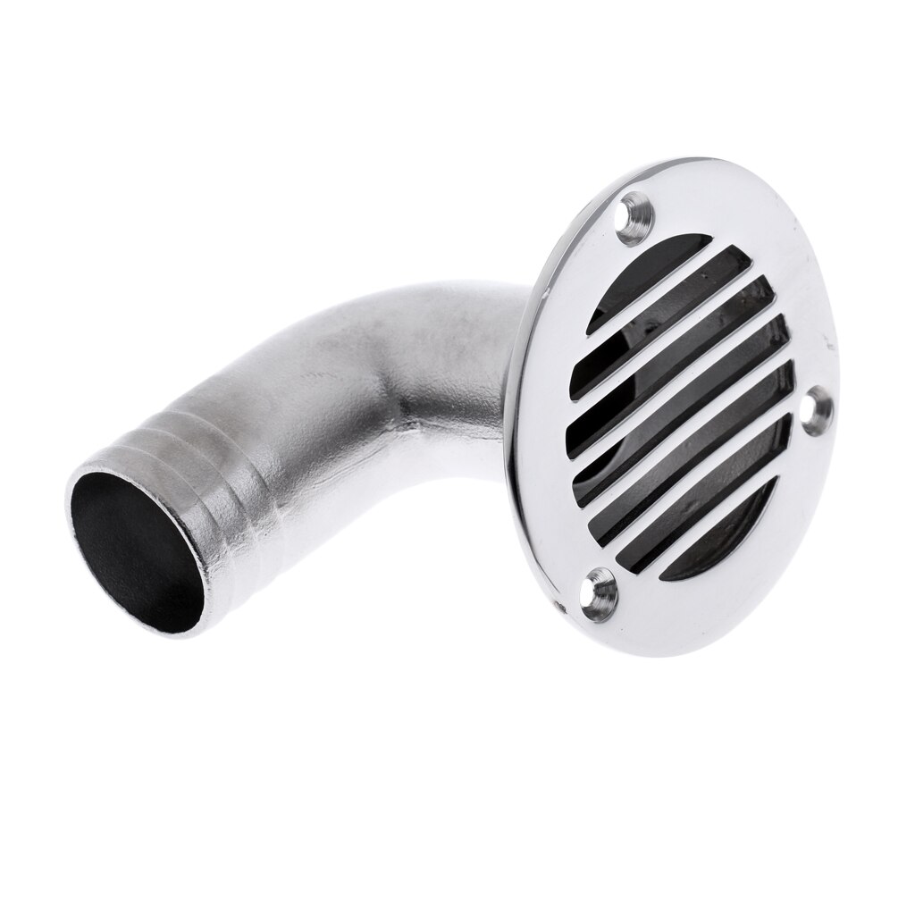 Marine Heavy Duty Stainless Steel Boat Deck Drain 90 Degree For Boat Yacht