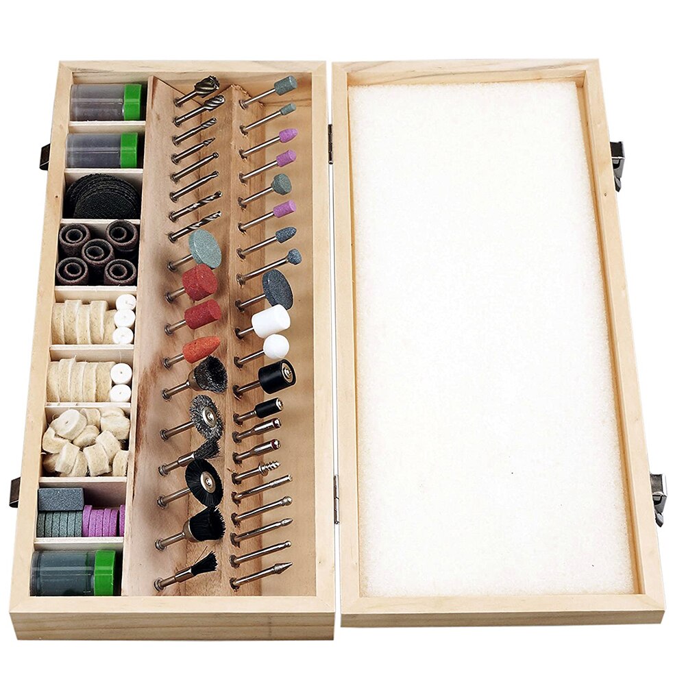 228pcs Electric Mini Drill Bit Kit Abrasive Rotary Tool Accessories Set for Dremel Sanding Polishing Cutting Engraving Tool Head