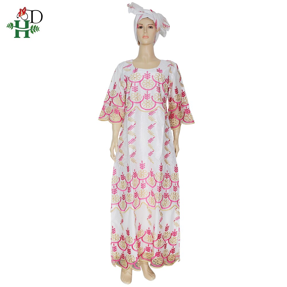 H & D Südafrika ankara Kleid africaine femme Traditionelle Afrikanische Kleider Frauen Plus Größe Lange Kleid Dashiki Bazin kleidung