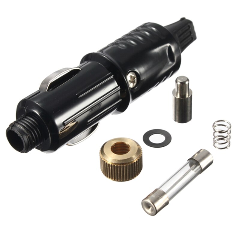12/24V 180W Replacement Car Cigarette Lighter Power Plug DC Adapter Charger +15A Fuse Connector