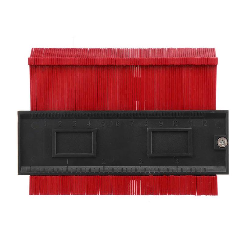 Wielofunkcyjne narzędzia robić obróbki drewna plastikowy kształt kontur duplikator profil miernik dachówka płytki laminowane kształtowanie krawędzi: Czerwony