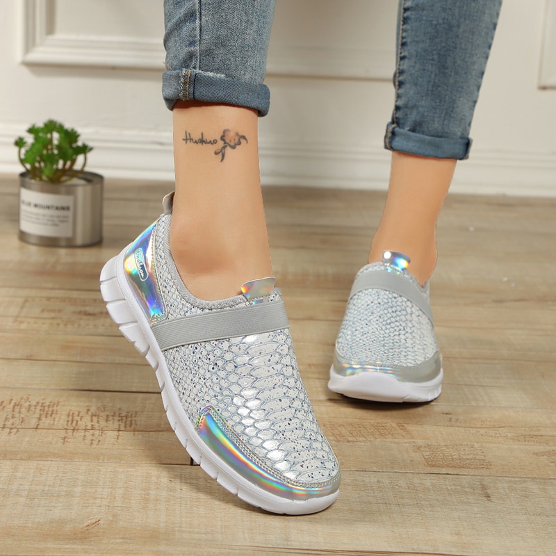 Size 36-42 Vrouwen Ademende Sport Schoenen Anti-slip Sport Wandelschoenen Outdoor Flats Herfst Winter Vrouwelijke Licht loafers Schoenen