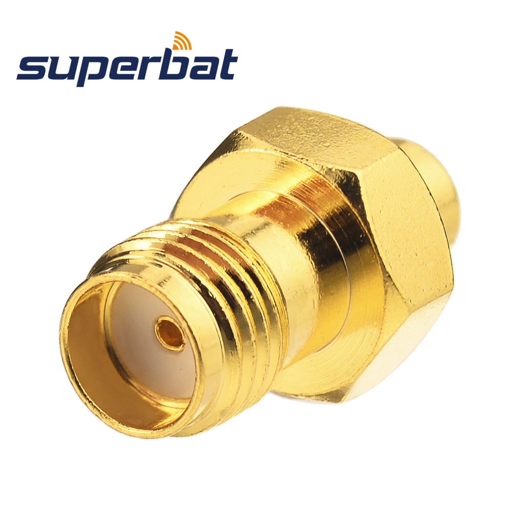 Superbat SMP Male Adapter to SMA Straight Female 50 Ohm RF Coaxial Adapter Connector
