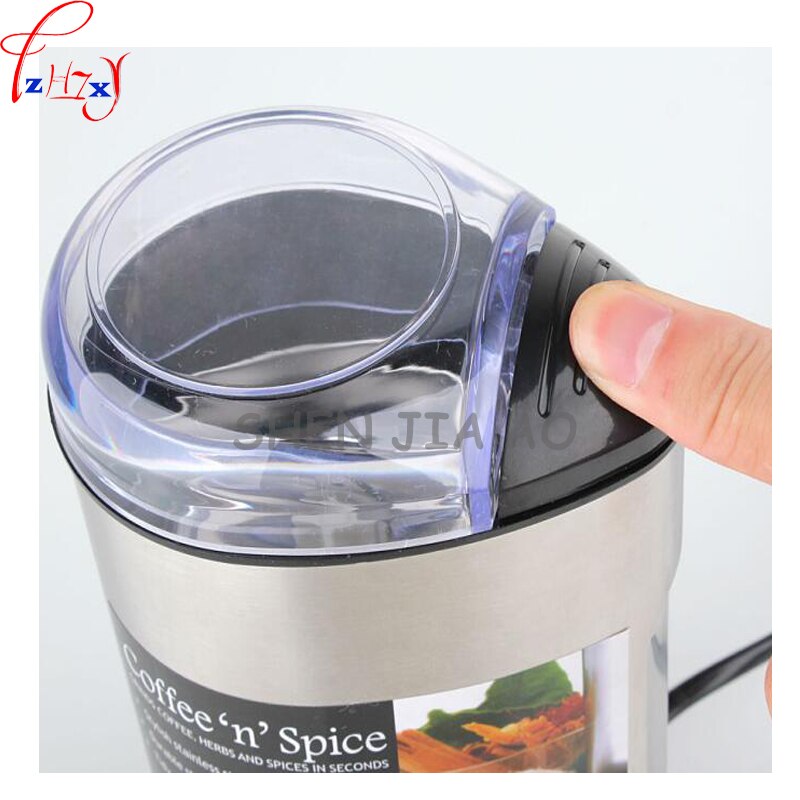 1pc 220V 200W Stainless steel electric grinding coffee bean machine small household pepper pepper coffee sesame grinder grinder