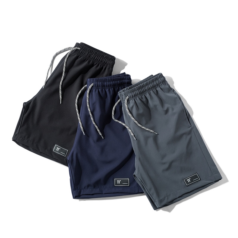 Kompresjonsshorts for herre 4xl shorts for menn sommershorts homme polyester lappeteppe korte bukser høy midje shorts elastisk midje