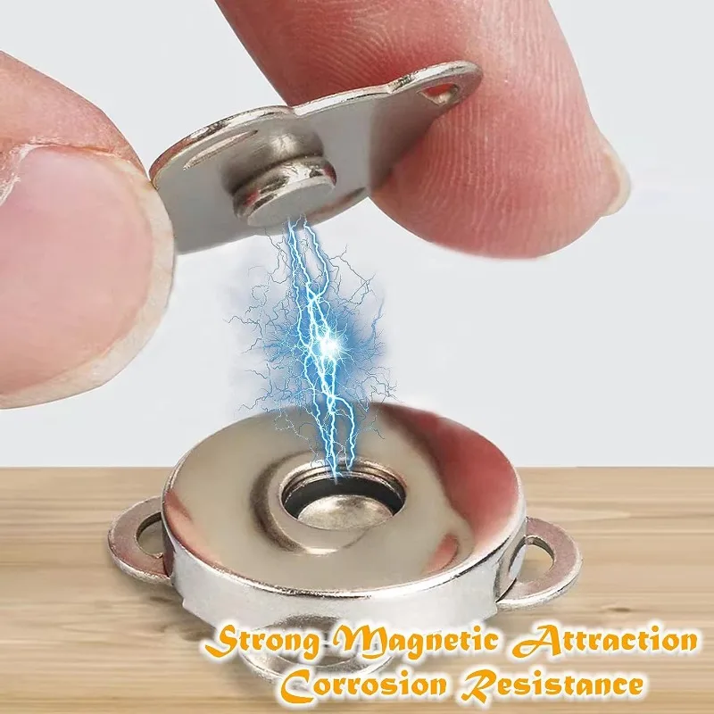 2/20 stücke NäHenne Metall Magnet verschlüsse Verschlüsse für Geldbörse Handtaschen DIY Herstellung Knöpfe Schlösser Pflaumen blüte Stifte Kleidung Handwerk Knöpfe