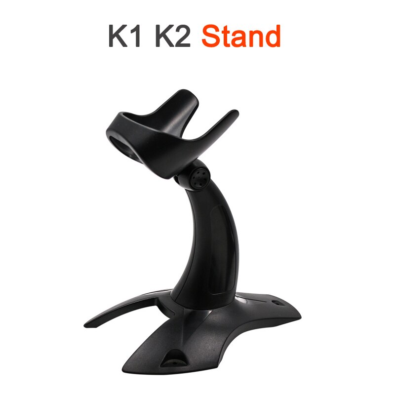 Portable Handheld Barcode Scanner 1D 2D QR Code Wired Wireless 2.4G USB Connection PDF417 POS Terminal with Stand Holder: Holder