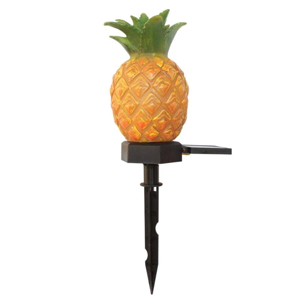 Luces LED para jardín con energía Solar, lámpara resistente al agua para decoración de césped en forma de fruta: A