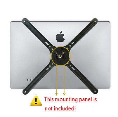 Fixing Bracket Extension Apple Monitor Houder Extension Ondersteuning Voor 14-27 Inch Geen Montagegat Monitoren Mount Extension Eve-004: BLACK