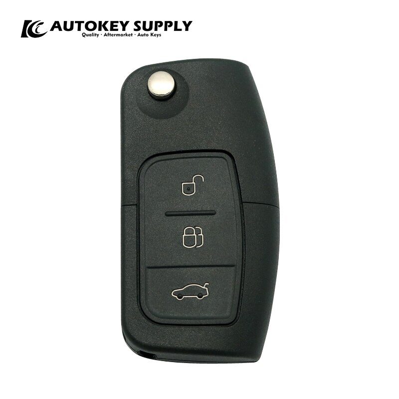 Auto-styling voor Ford 3 knop afstandsbediening flip sleutel 434 Mhz HU101 Blade voor autosleutel AKFDC410