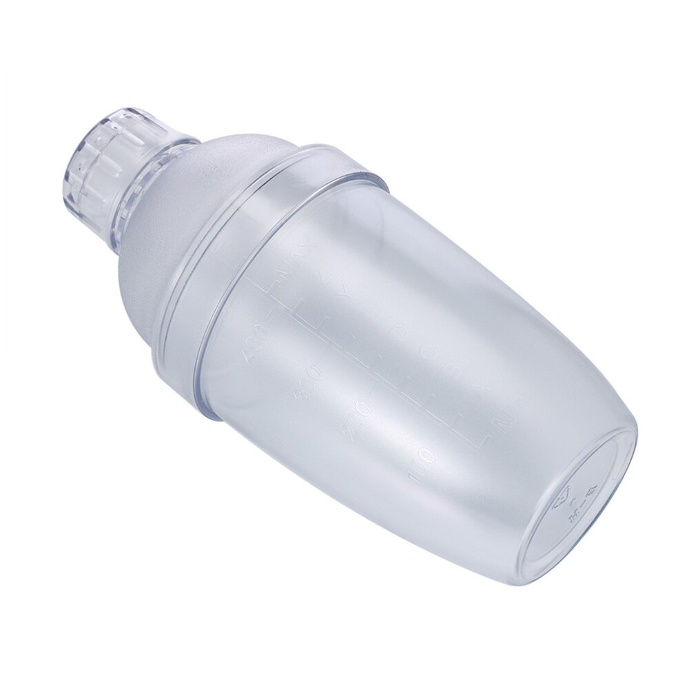 2 st transparent praktisk vin shaker mjölk te kopp klar bar shaker pc harts potten mixer kopp för hem