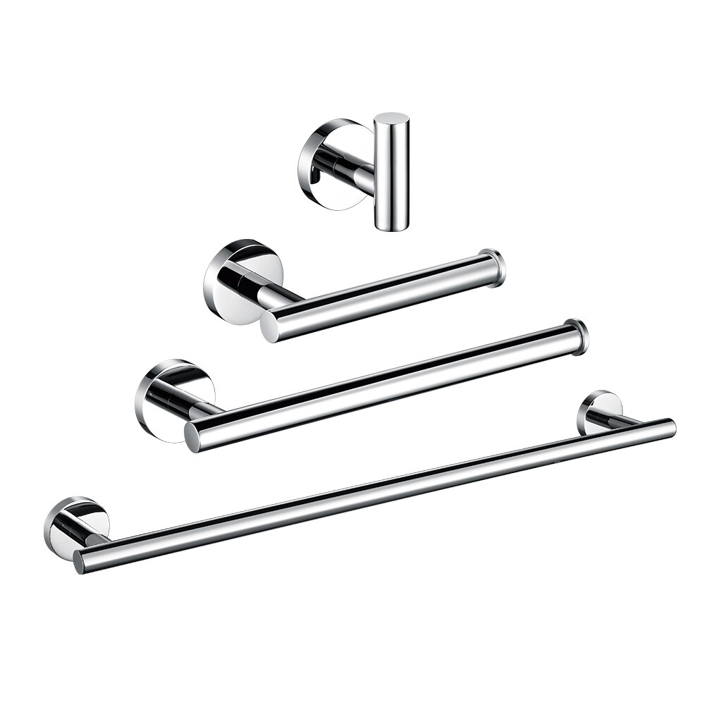 BagnoLux Edelstahl Chrom SchöNe Zauberstab Haken Wc Papier Halfter Handtuch Ring Bar Selbst-Klebstoff Schlecht Zubehör