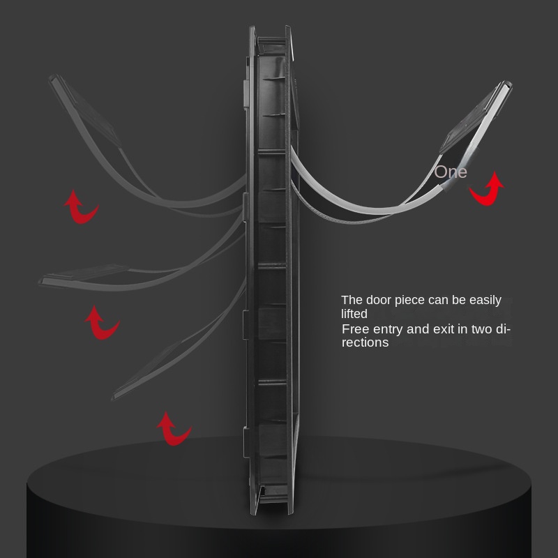 Puerta de PVC Extra grande para perro Golden Retrievers, pastores alemanes, Rottweilers y razas grandes, puerta de fácil entrada y salida para perros