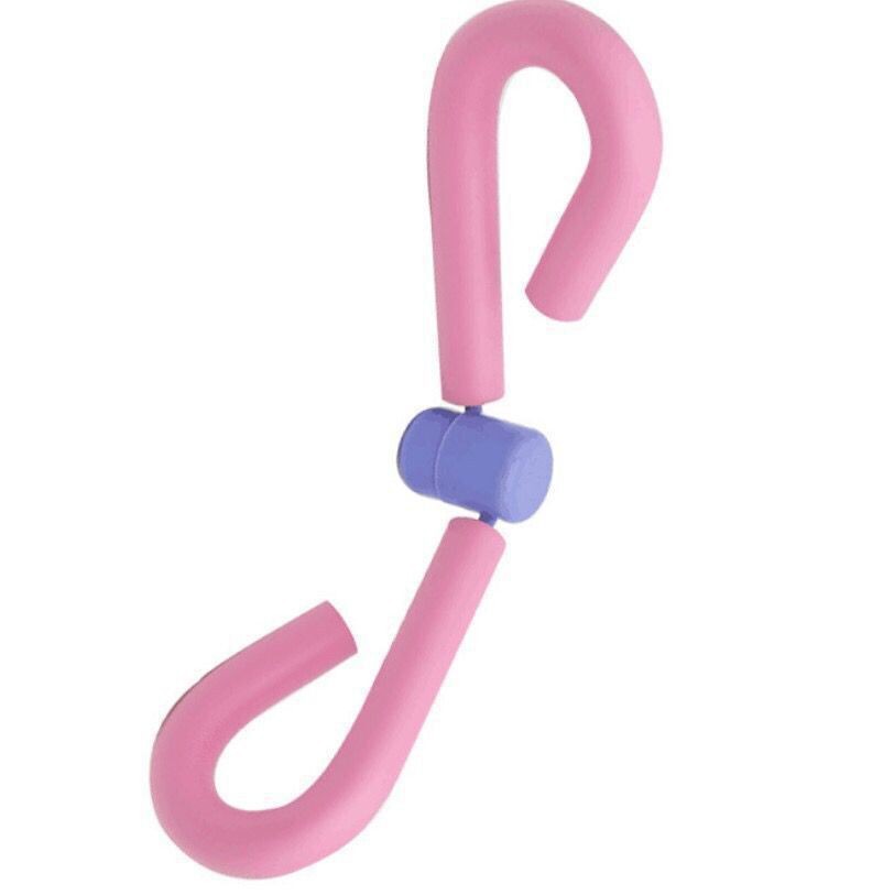 Abrazadera de pierna multifuncional para Fitness, equipo de Fitness interior del muslo, entrenador de piernas musculares del suelo pélvico, accesorios de Fitness, entrenamiento, gimnasio: Rosa