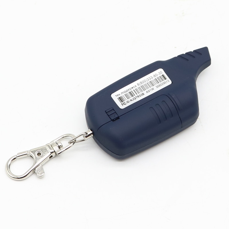 Anti-Diefstal Systeem A91 Lcd Afstandsbediening Voor 2 Weg Auto Alarm Starline 91 Motor Starter Fob Sleutelhanger/Lcd Body Remote