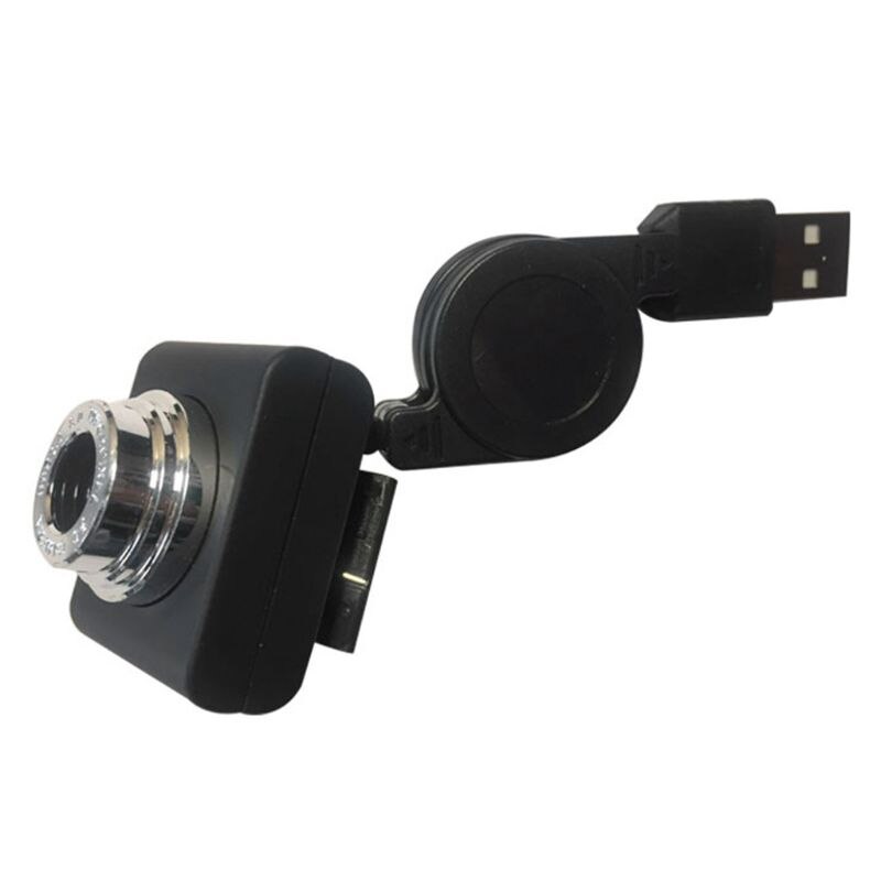 USB Webcam Manual Focus Built-in Microphone Drive-free Computer Peripheral Web Camera Home Portable Laptop Desktop Cam