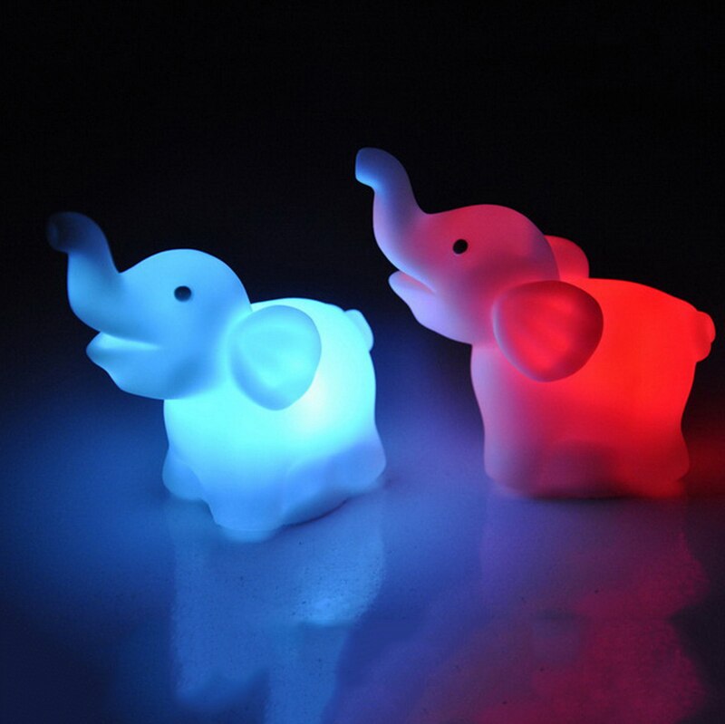 Dozzlor Led Novelty Night Strange Animal Shape Children's Table Lights Sleeping Light Decor Lamps: C