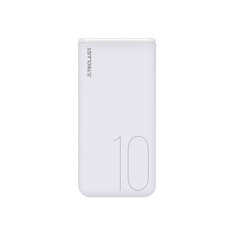 Teclast  t100p 10000 mah powerbank mit zwei usb-anschlüssen, externem ladegerät, micro-usb-/usb-typ - c 2 -ausgang und doppel-eingang: Default Title