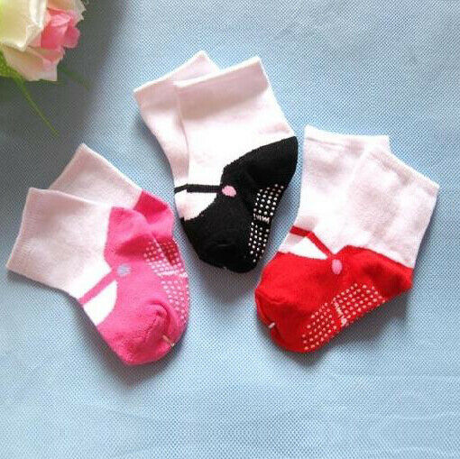 Imcute Neue Baby 3 Farben Neugeborenen Unisex Anti-slip Socken Süßigkeiten Socken Für 6-24 Monate Alt baby